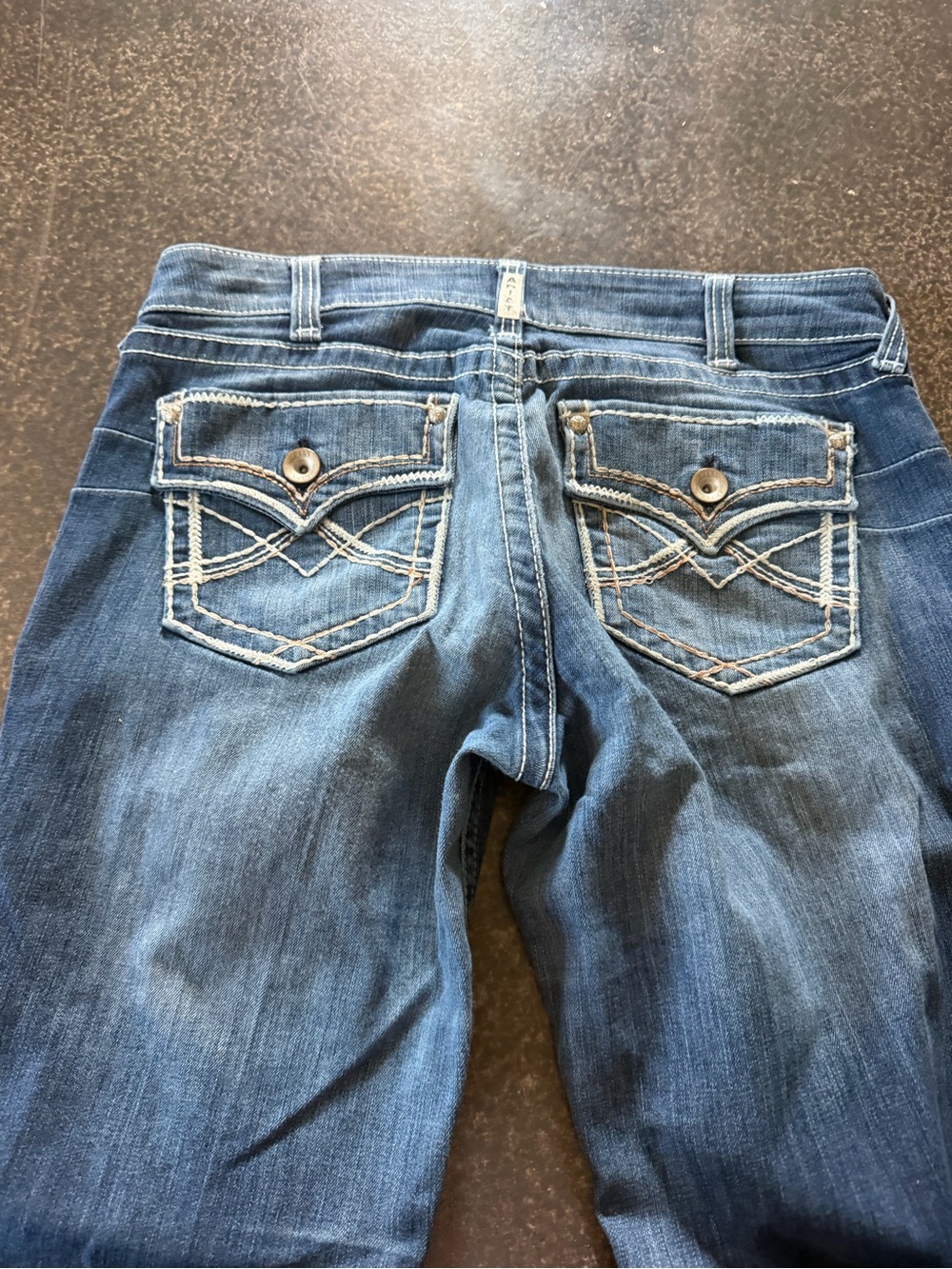 Ariat REAL Denim Womens Bootcut Jeans Size 31L Blue Mid Rise Western - Picture 12 of 12